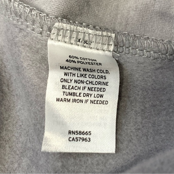 BP Plus Size Fleece Drawstring Shorts in Grey Heather - Picture 5 of 7